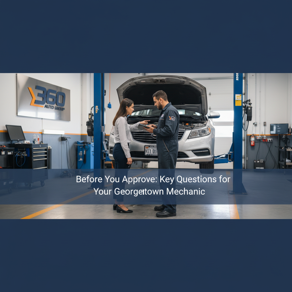 Before You Approve: Key Questions for Your Georgetown Mechanic